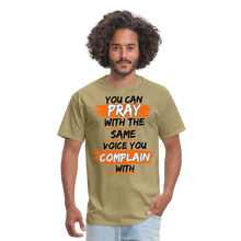 Load image into Gallery viewer, You Can Pray Unisex Classic T-Shirt (White) - khaki
