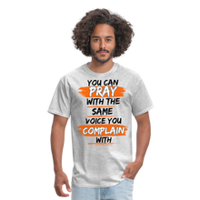 Load image into Gallery viewer, You Can Pray Unisex Classic T-Shirt (White) - heather gray
