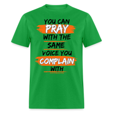 Load image into Gallery viewer, You Can Pray Unisex Classic T-Shirt (White) - bright green
