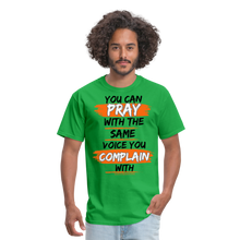 Load image into Gallery viewer, You Can Pray Unisex Classic T-Shirt (White) - bright green
