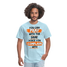 Load image into Gallery viewer, You Can Pray Unisex Classic T-Shirt (White) - powder blue
