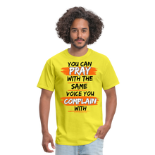 Load image into Gallery viewer, You Can Pray Unisex Classic T-Shirt (White) - yellow
