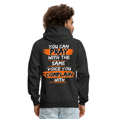 You Can Pray Hoodie (Black) - charcoal grey