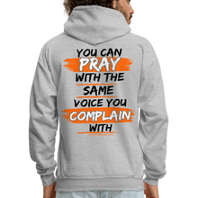 Load image into Gallery viewer, You Can Pray Hoodie (White) - heather gray
