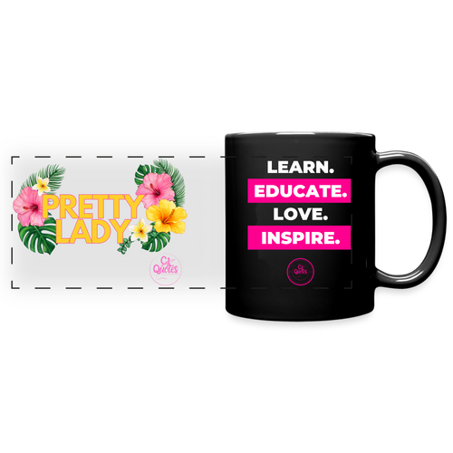 Full Color Panoramic Mug - black
