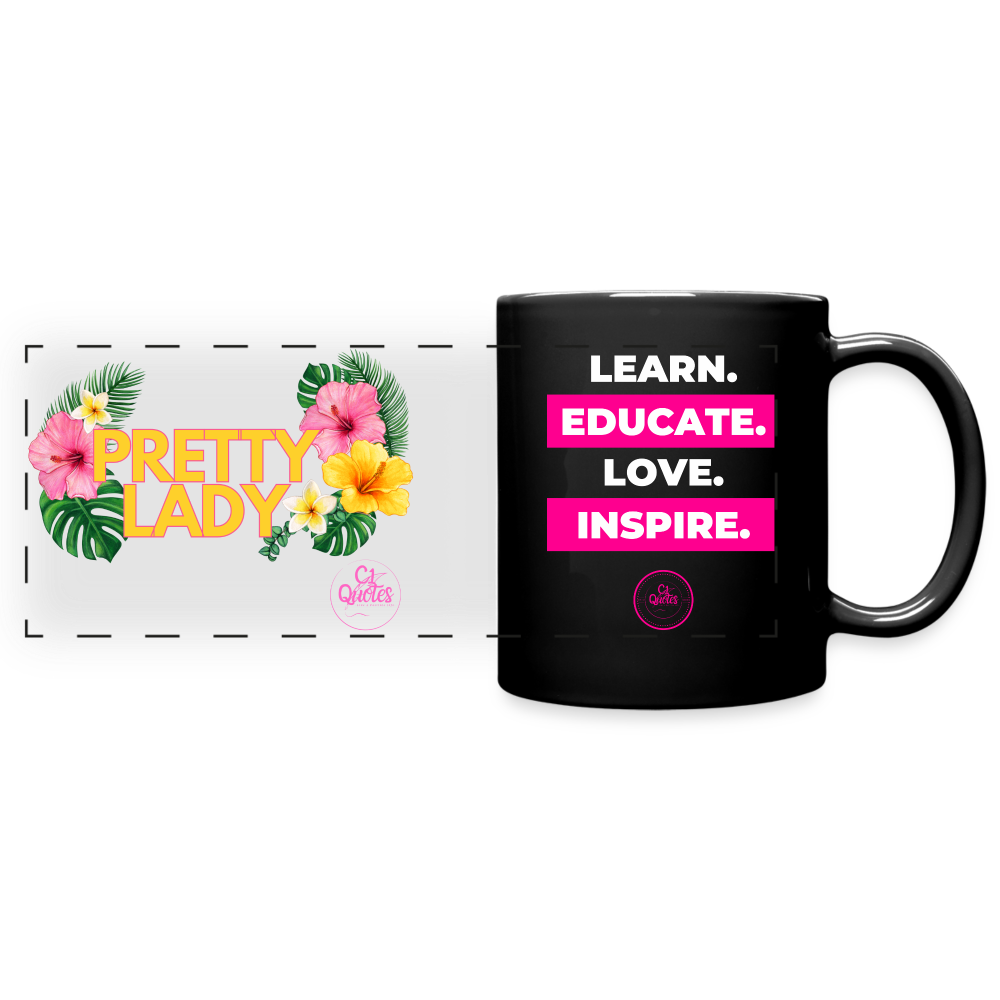 Full Color Panoramic Mug - black