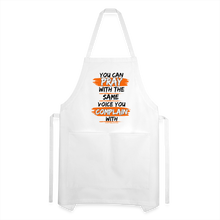 Load image into Gallery viewer, You Can Pop Pray Adjustable Apron (White) - white
