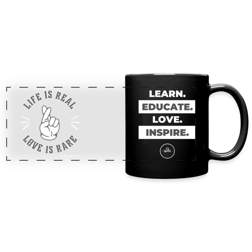 Full Color Panoramic Mug - black