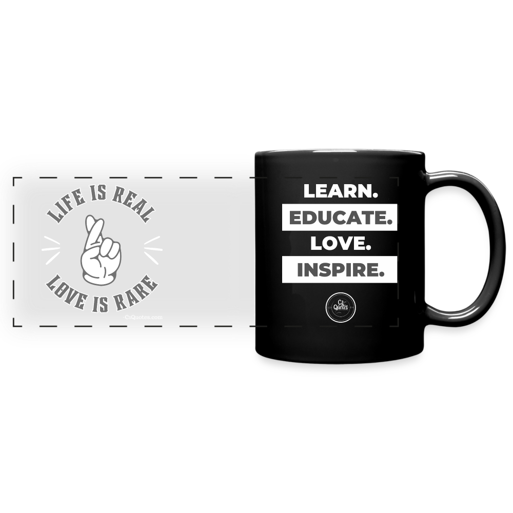 Full Color Panoramic Mug - black