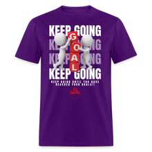 Load image into Gallery viewer, Keep Going Unisex Classic T-Shirt - purple
