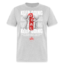 Load image into Gallery viewer, Keep Going Unisex Classic T-Shirt - heather gray

