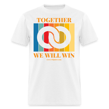 Load image into Gallery viewer, Together Unisex Classic T-Shirt (White Centerpiece) - white
