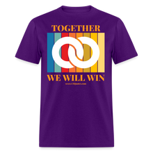 Load image into Gallery viewer, Together Unisex Classic T-Shirt (White Centerpiece) - purple
