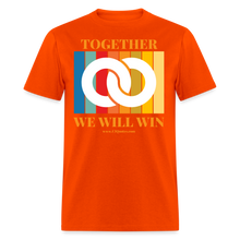 Load image into Gallery viewer, Together Unisex Classic T-Shirt (White Centerpiece) - orange
