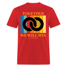 Load image into Gallery viewer, Together Unisex Classic T-Shirt (Black Centerpiece) - red
