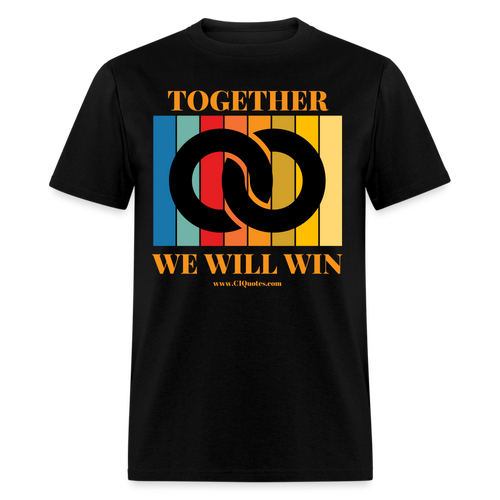 Together Unisex Classic T-Shirt (Black Centerpiece) - black