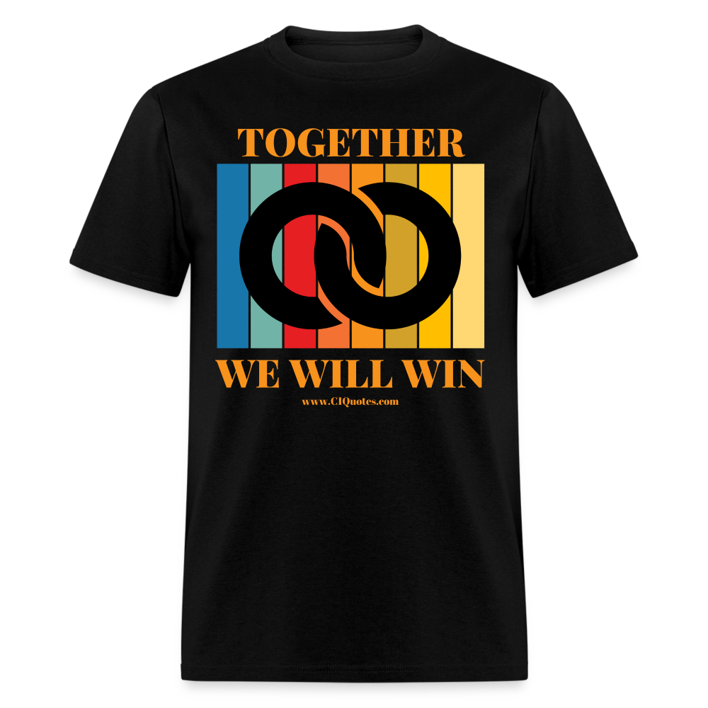 Together Unisex Classic T-Shirt (Black Centerpiece) - black