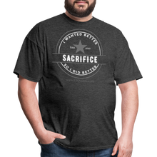 Load image into Gallery viewer, Sacrifice Unisex Classic T-Shirt - heather black
