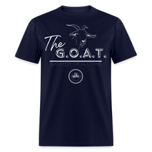 Load image into Gallery viewer, GOAT Unisex Classic T-Shirt - navy
