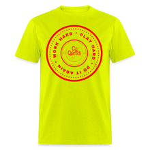 Load image into Gallery viewer, Work Hard Unisex Classic T-Shirt - safety green
