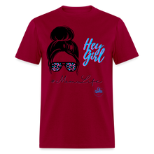 Load image into Gallery viewer, Hey Girl Unisex Classic T-Shirt - dark red
