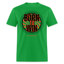 Load image into Gallery viewer, Born To Win Unisex Classic T-Shirt (Black Print) - bright green
