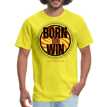 Load image into Gallery viewer, Born To Win Unisex Classic T-Shirt (Black Print) - yellow
