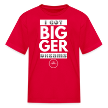 Load image into Gallery viewer, Bigger Dreams Kids&#39; T-Shirt - red
