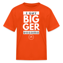 Load image into Gallery viewer, Bigger Dreams Kids&#39; T-Shirt - orange
