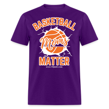 Load image into Gallery viewer, Basketball Moms Unisex Classic T-Shirt (White Background) - purple
