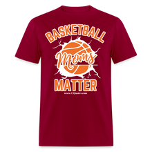 Load image into Gallery viewer, Basketball Moms Unisex Classic T-Shirt (White Background) - dark red
