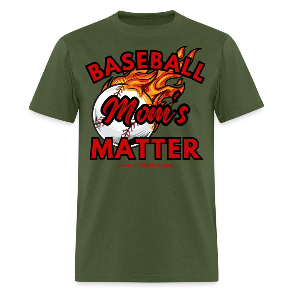 Baseball Mom's Unisex Classic T-Shirt - military green