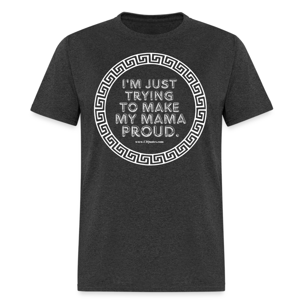 Mama Proud Unisex Classic T-Shirt - heather black