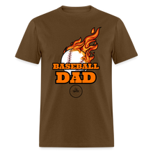 Load image into Gallery viewer, Baseball Dad Classic T-Shirt - brown
