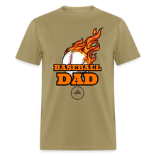 Load image into Gallery viewer, Baseball Dad Classic T-Shirt - khaki

