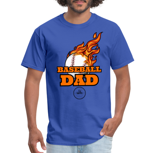 Baseball Dad Classic T-Shirt - royal blue