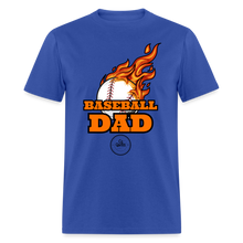 Load image into Gallery viewer, Baseball Dad Classic T-Shirt - royal blue

