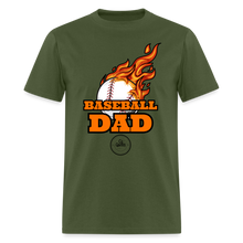 Load image into Gallery viewer, Baseball Dad Classic T-Shirt - military green
