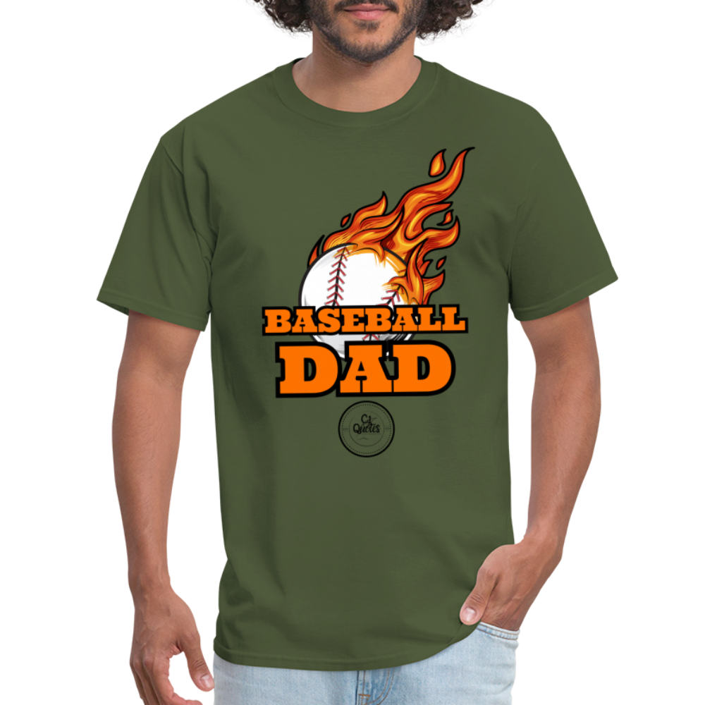 Baseball Dad Classic T-Shirt - military green