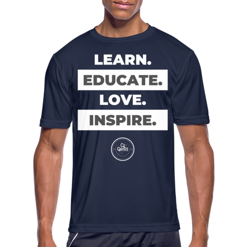 Learn & Educate Men’s Dri-Fit Performance T-Shirt - navy