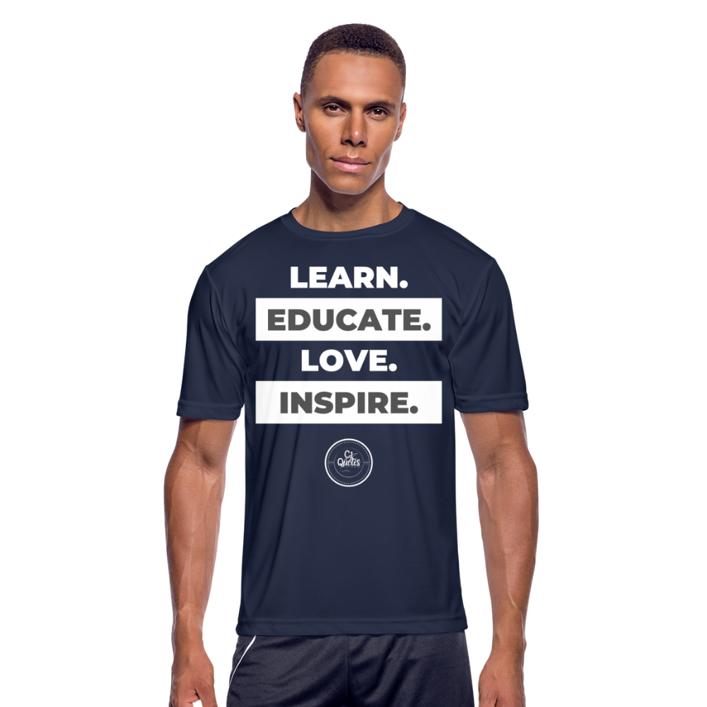 Learn & Educate Men’s Dri-Fit Performance T-Shirt - navy