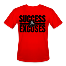 Load image into Gallery viewer, Success Over Excuses Men’s Moisture Dri-Fit T-Shirt - red
