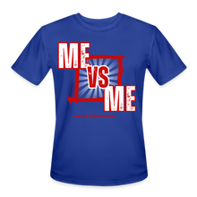 Load image into Gallery viewer, Me vs Me Men’s Dri-Fit Performance T-Shirt - royal blue
