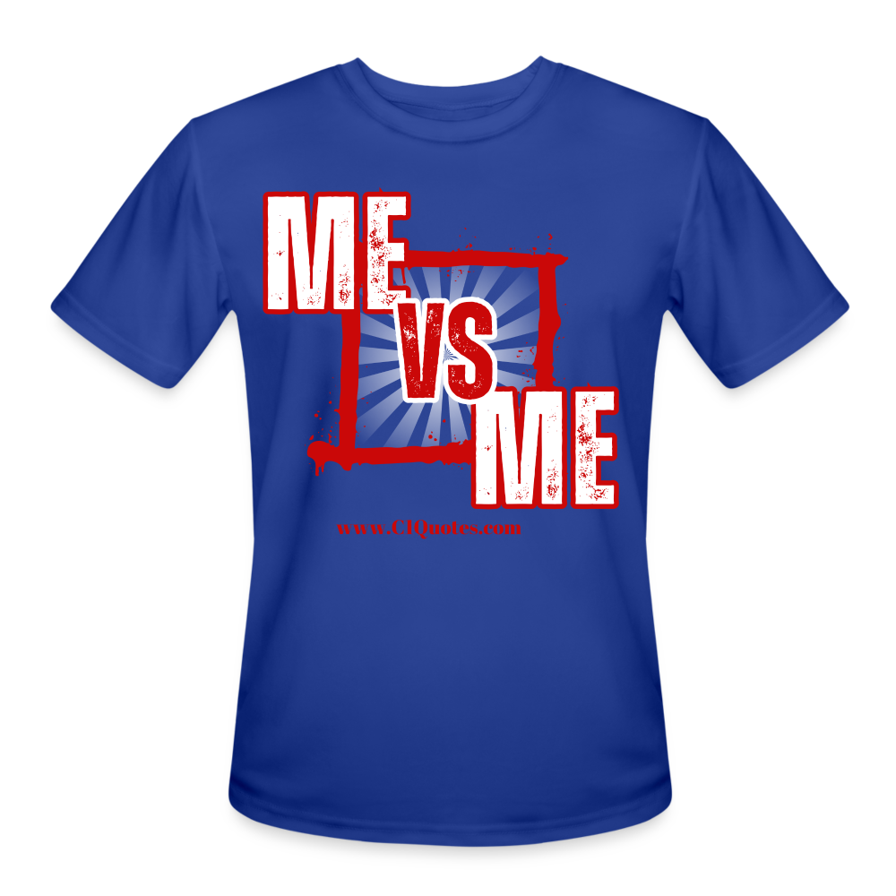 Me vs Me Men’s Dri-Fit Performance T-Shirt - royal blue