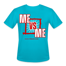Load image into Gallery viewer, Me vs Me Men’s Dri-Fit Performance T-Shirt - turquoise
