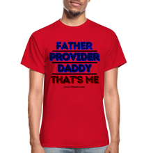 Load image into Gallery viewer, Father &amp; Provider T-Shirt (White Trim, Soft Tee) - red
