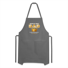 Load image into Gallery viewer, World&#39;s Greatest Dad Adjustable Apron - charcoal
