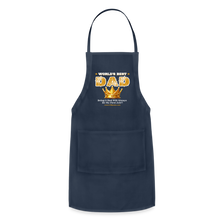 Load image into Gallery viewer, World&#39;s Greatest Dad Adjustable Apron - navy
