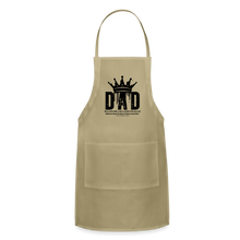 Load image into Gallery viewer, Dad&#39;s Adjustable Apron (Black) - khaki
