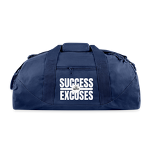 Load image into Gallery viewer, Success Over Excuses Duffel Bag - navy
